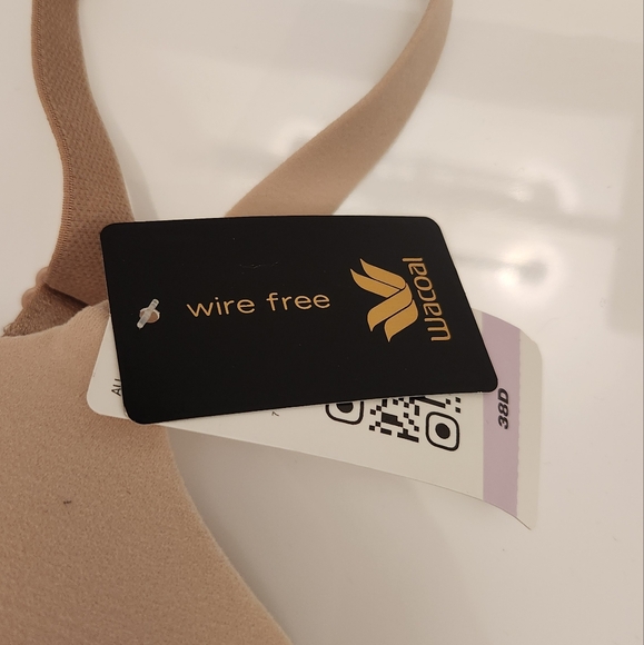 Wacoal How Perfect Wire Free T-shirt Bra Rose Dust, New Without Tag - Picture 11 of 16